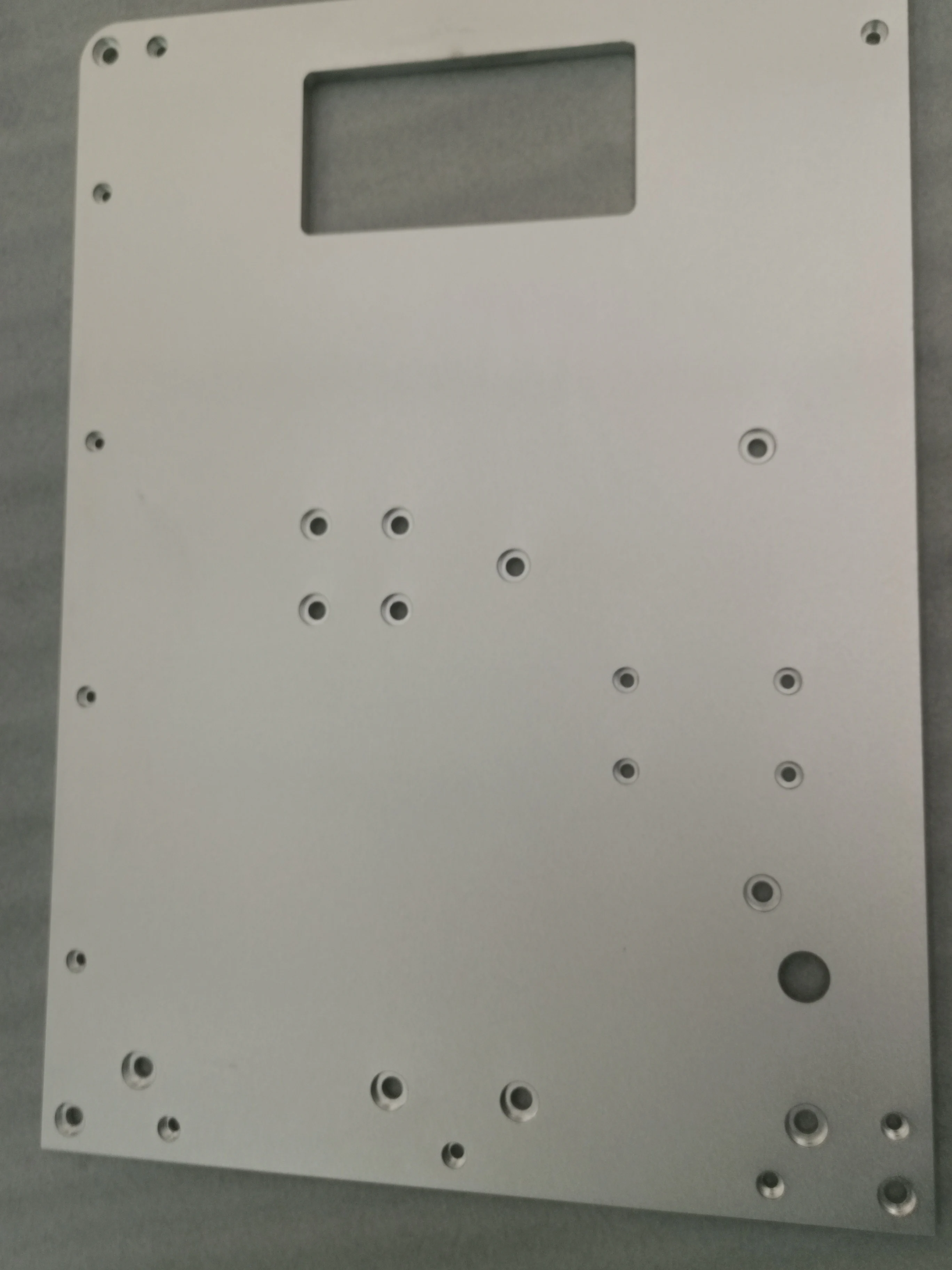 Aluminum alloy large size mold base plate CNC machining Equipment backplane