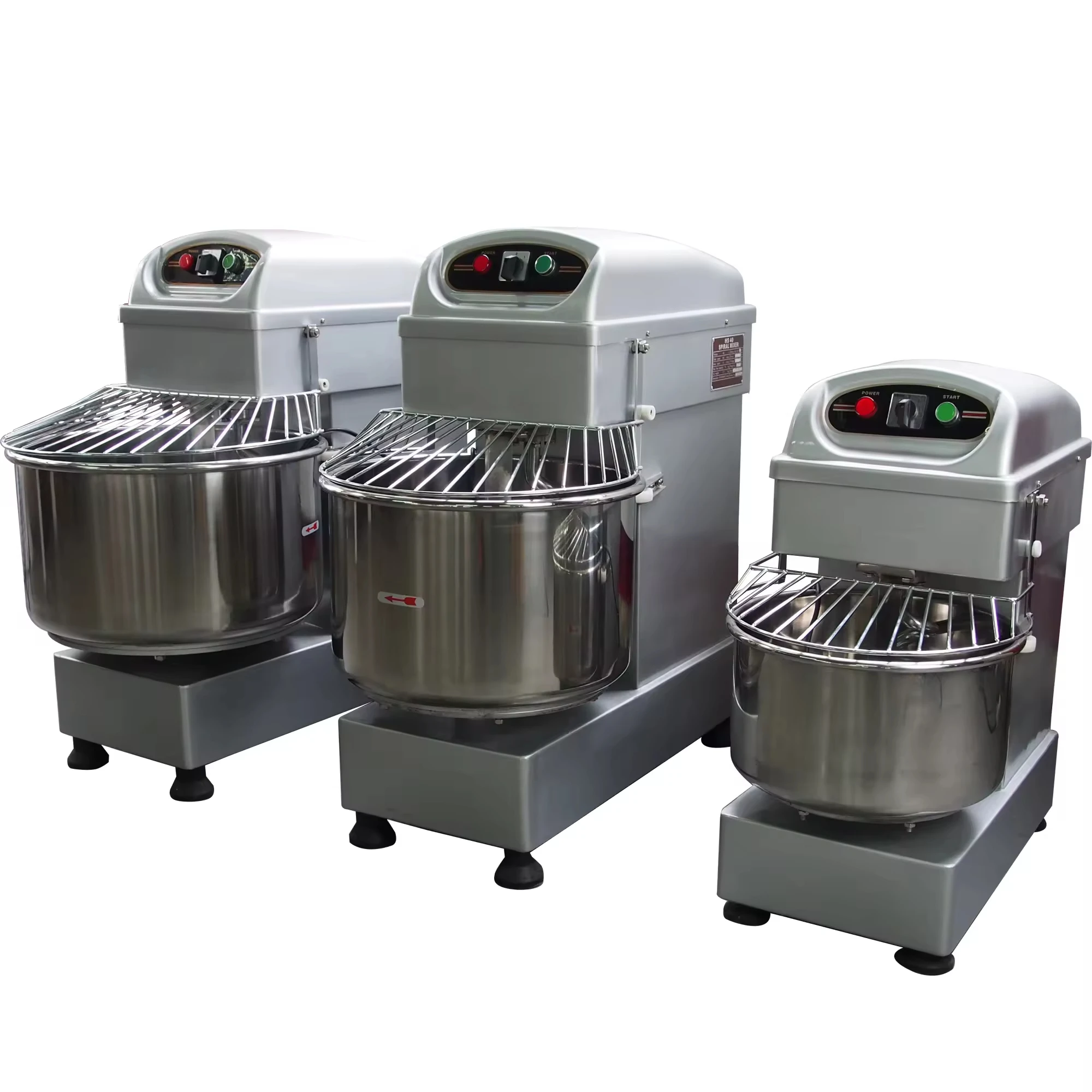 factory price 50kg petrin boulangerie baking spiral dough mixer