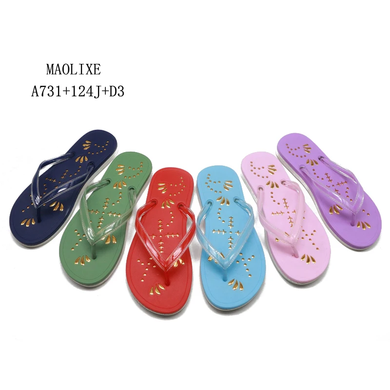 Wholesale famous brand custom girl slippers indian comfortable chappals for ladies