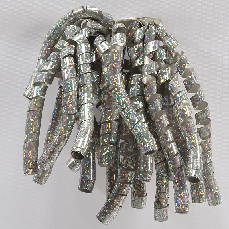 Colorful Birthday gift wrap ribbon bow Christmas decoration tree curly ribbon bows for party wedding