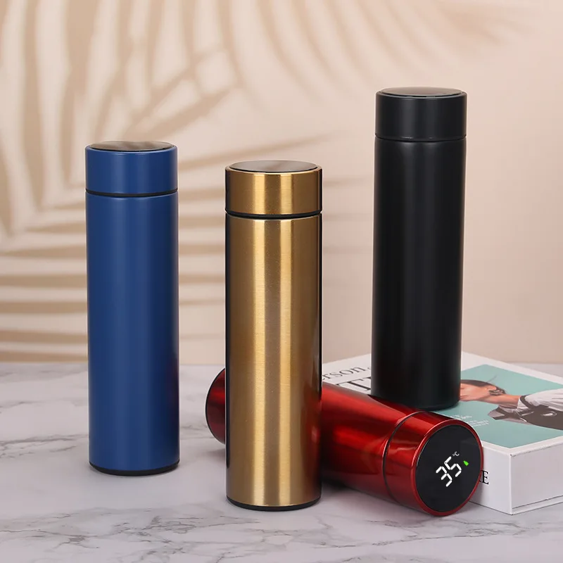 termo Smart LED Temperature Display Metal Insulation Water Bottles Stainless Steel Intelligent Vacuum Flask