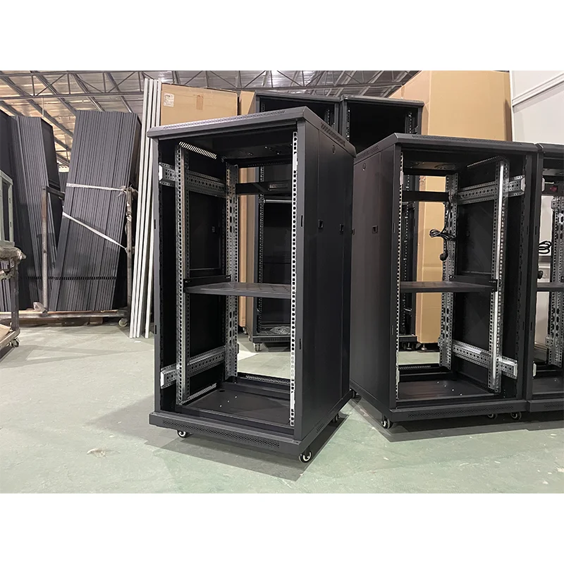 6U 9U 12U 19 Inch Data Center Server Rack 42U Floor Standing Glass Door Network Cabinet
