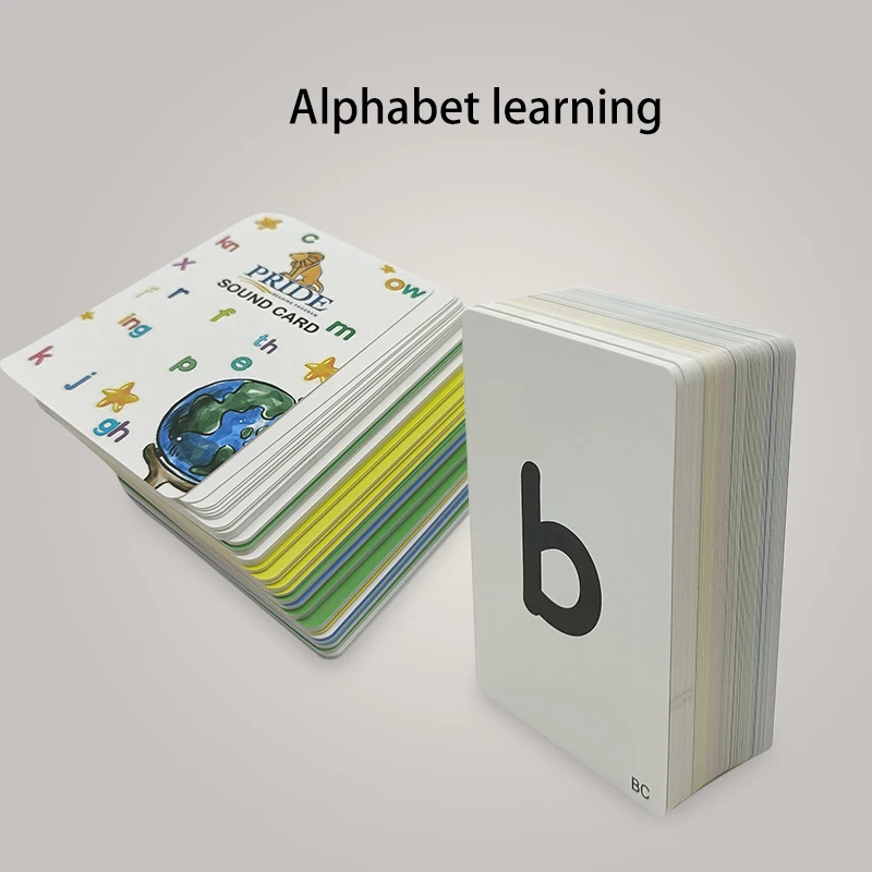 Customised Print High Quality Language Learning Educational Learning Aids Personal Play Word Learning Flash Card