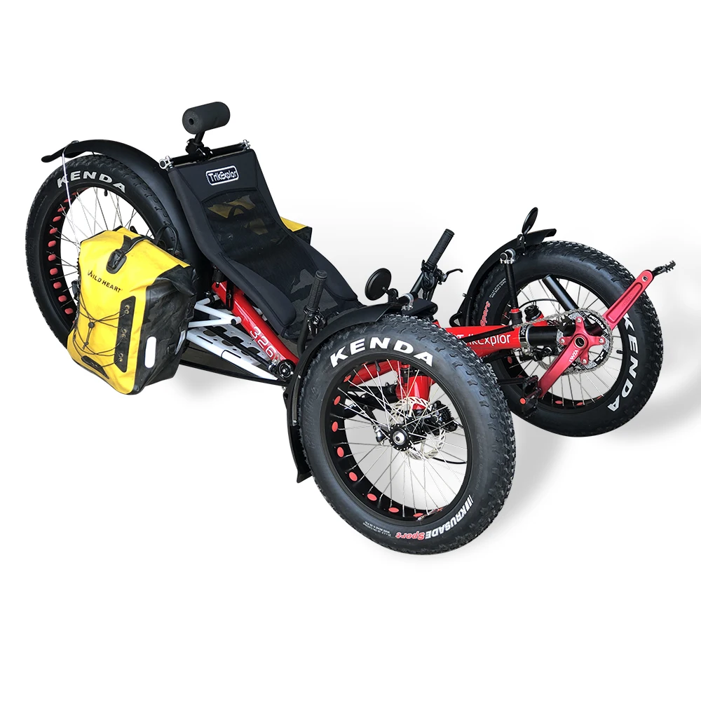 Wholesale Sand and Snow Three Wheeler Fat Tyre Recumbent Bicycle