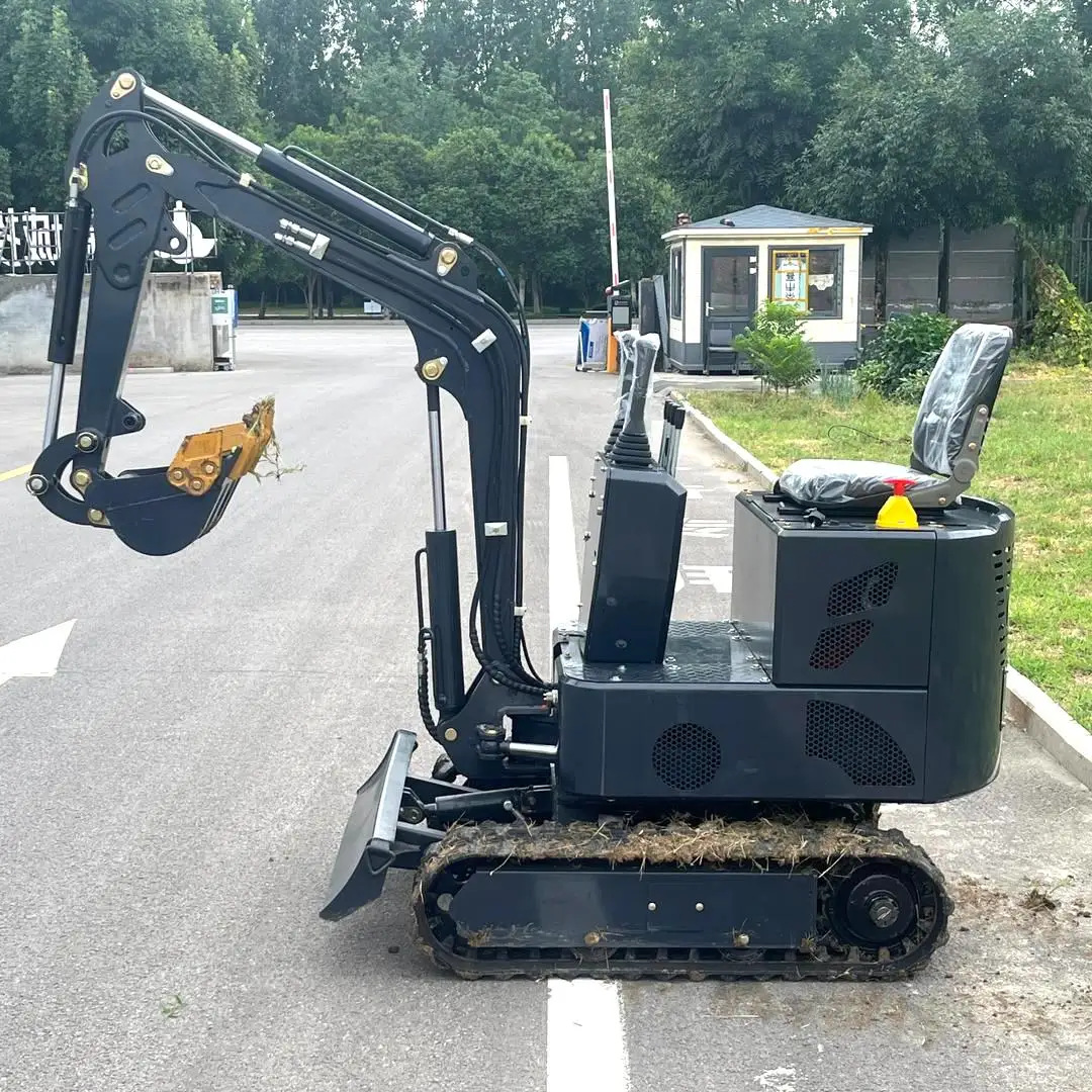 Китайская Землеройная техника 1 тонный микро мини-гусеничный экскаватор с бесплатным ковшом для продажи