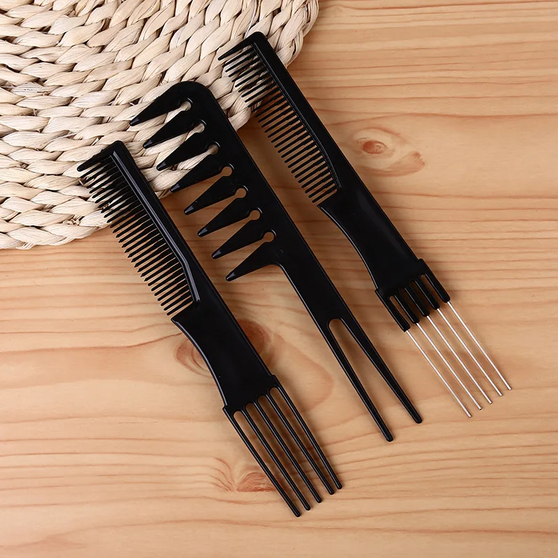YUE Explosion Style Simple New 10-piece Hairdressing Comb Hairdressing Comb Combination Set Barber Shop  Hairdressing Comb