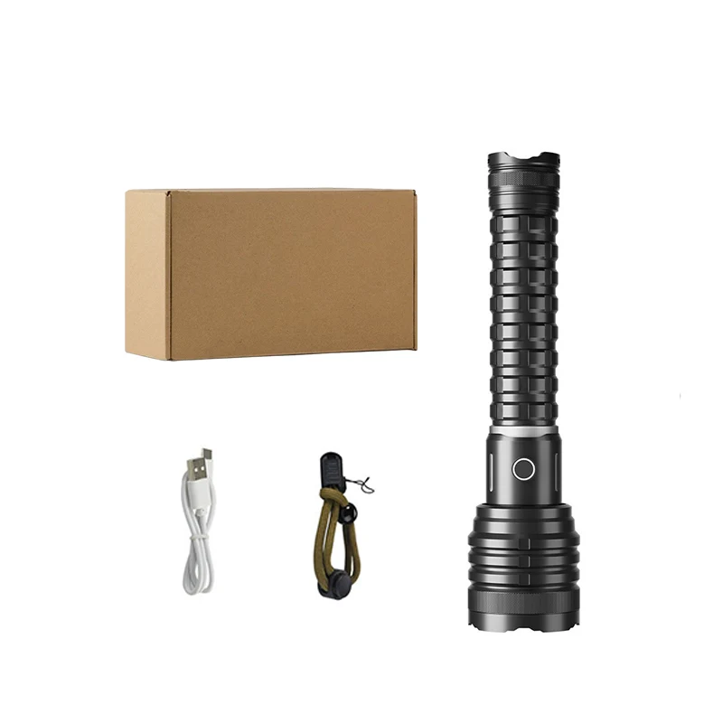 Custom 95000 Lumen Lamp Xhp160 Most Powerful Flashlight Usb Zoom Led Torch Xhp160 18650 26650 Battery Best Camping Outdoor