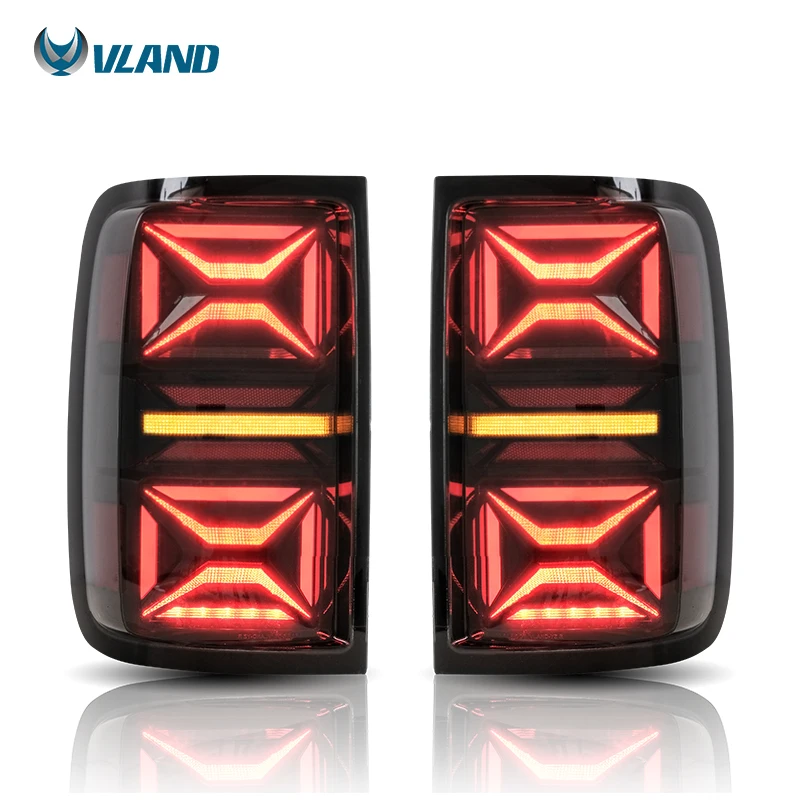 VLAND LED Taillights Wholesales Rear Lamp Assembly 2010-2020 Car Tail Light Sequential Turn Signal For VW Amarok