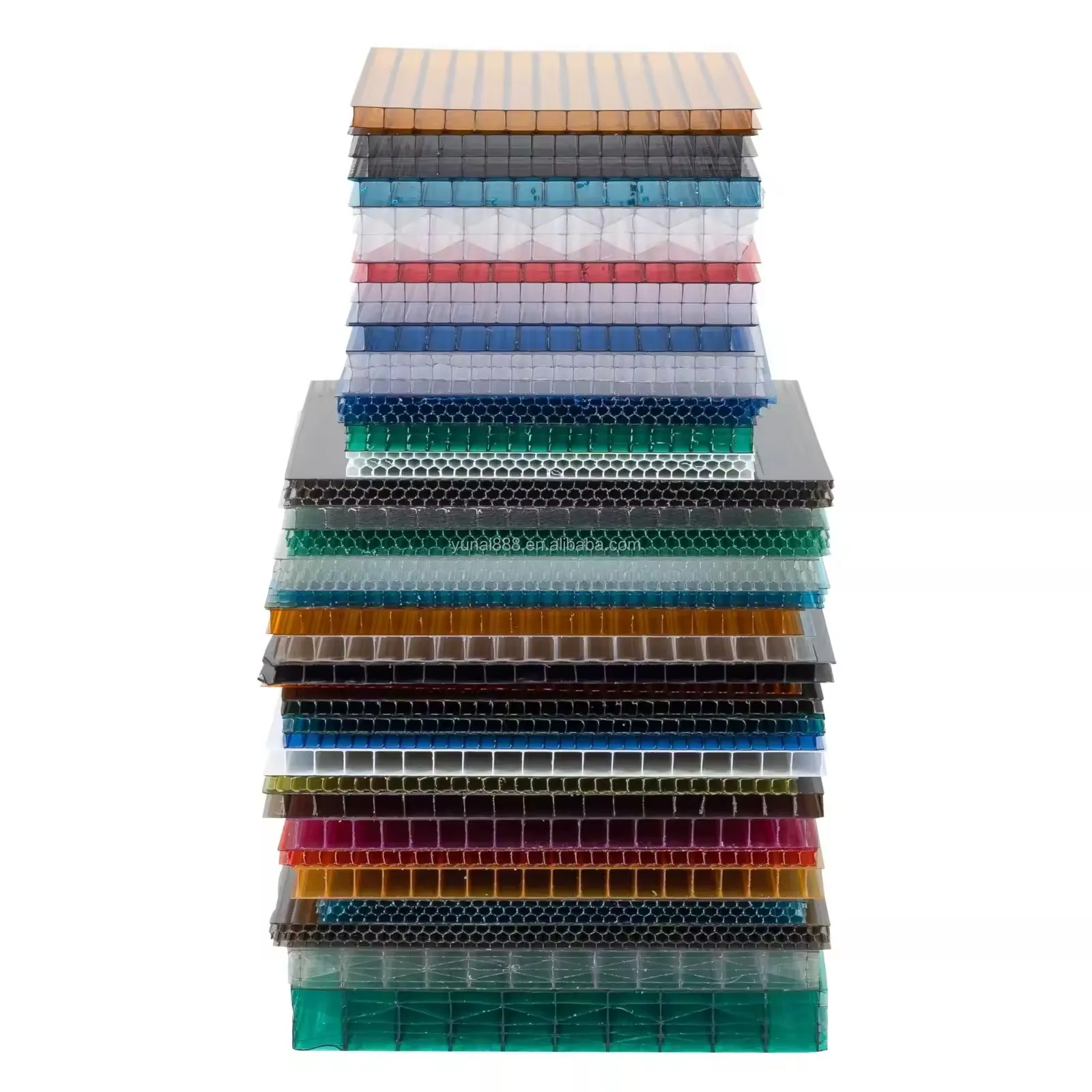 5mm 10mm multiwall panels sun shade polycarbonate hollow sheet for car shelter 5mm twin wall hollow polycarbonate sheet