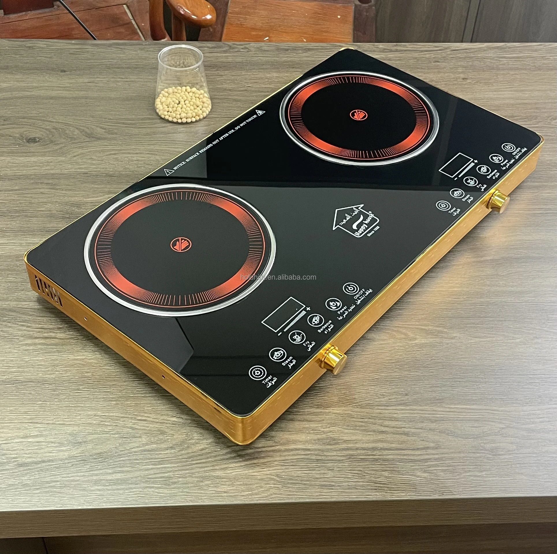 2000W induction cooktop ETL Built-in double electrical infrared hob 2 burner Induction cooker