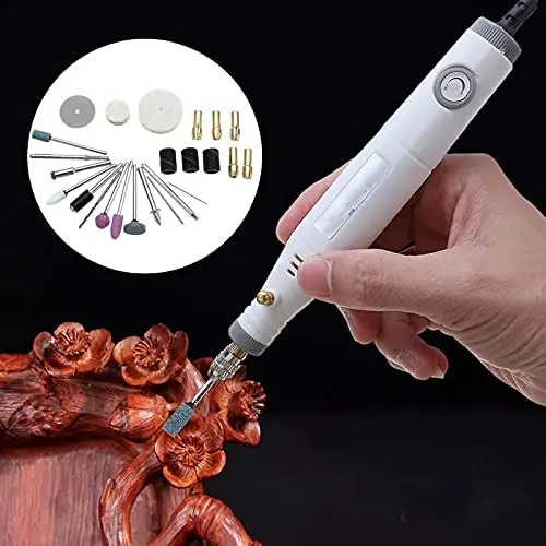 Oem 18w Adjustable Speed Mini Electric Drill Grinder Kit DIY Polishing Engraving Pen Electric Drill Grinder Polisher Hand Tools