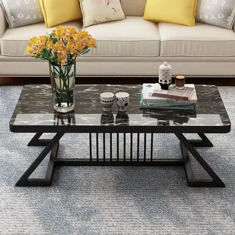 Manufacturer wholesale modern luxury customized tempered glass table top painted color marble pattern dining table coffe table