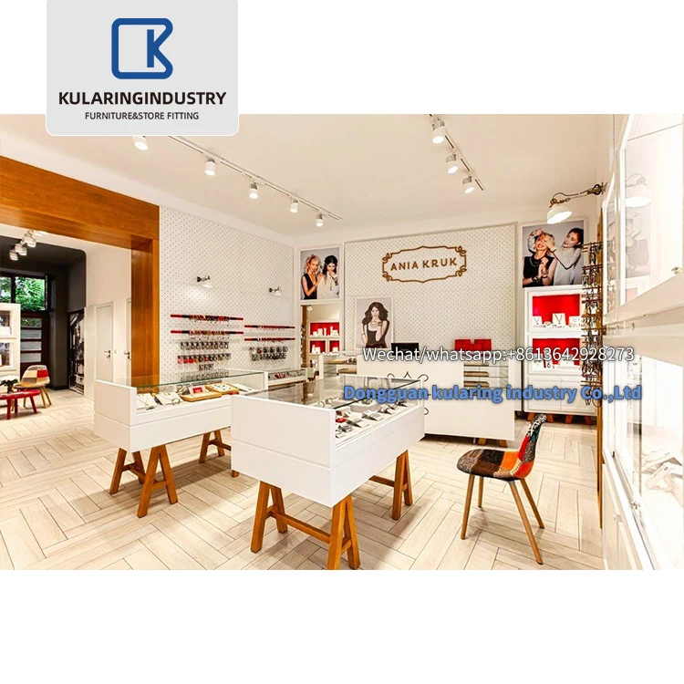 China jewelry display cabinet manufacturers customized commercial jewellery display used glass showcases for jewelry