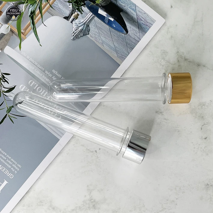 good quality transparent plastic test tube for packaging