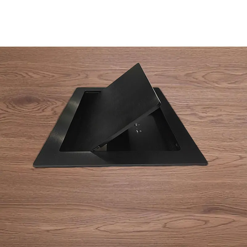 Junnan 15.6 conference system desktop flip hidden motorized lcd monitor lift comput monitor lift lcd monitor flip mechanism