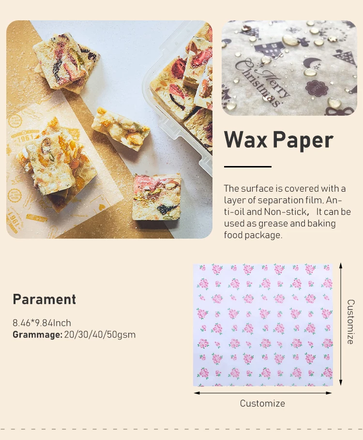 Food Packaging Greaseproof Paper
