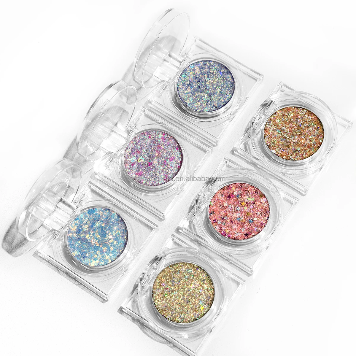 Cosmetics wholesale glitter eyeshadow vegan makeup high pigment eyeshadow palette glitter eyeshadow gel