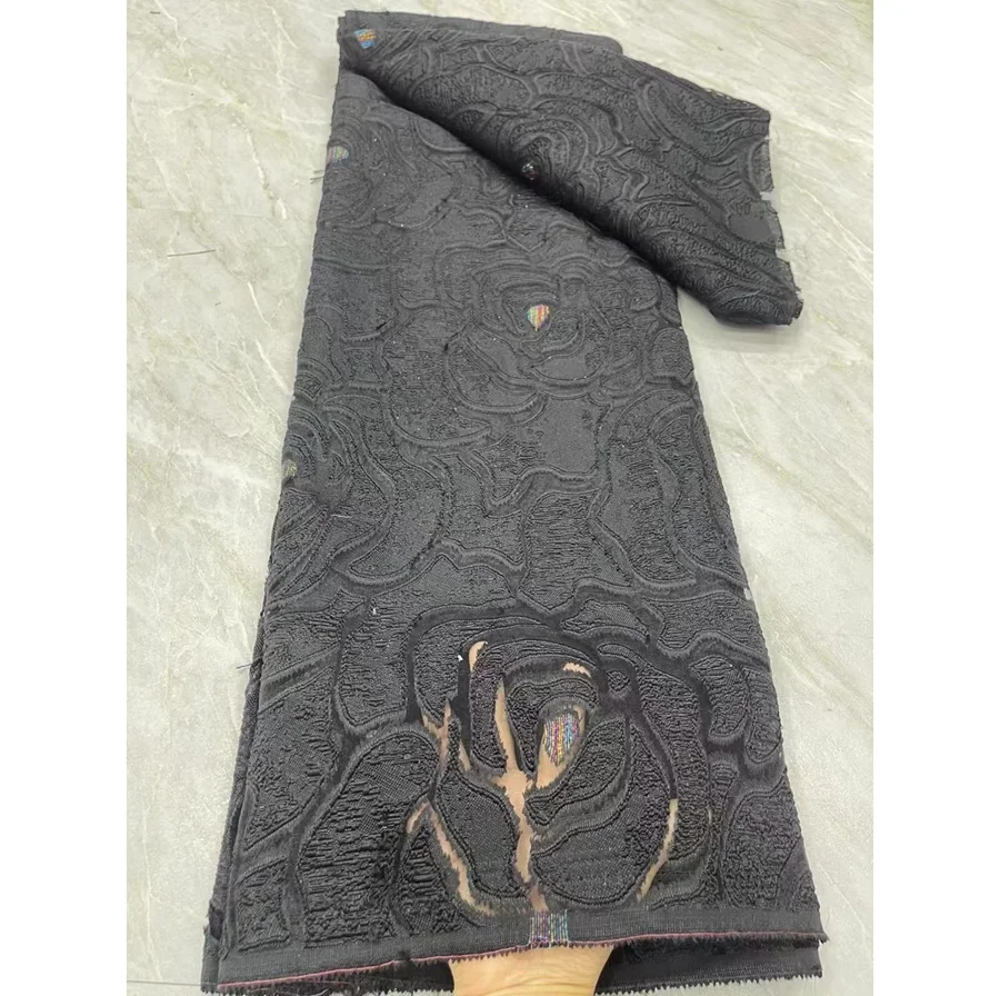 Purple Light Damask Jacquard Lace  Brocade Polyester Dressmaking Design Wedding Dresses Fabric