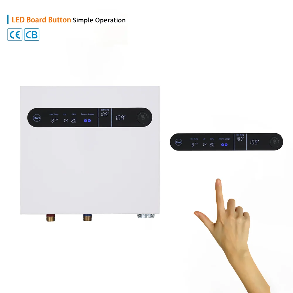 220-240V 11KW New Design High-Flow Instant Electric Water Heater Tankless Electric Water Heater for Multi-Purpose use