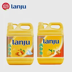 Lanju Brand Nature Clean Dishwashing Liquid,Dishwashing Liquid,Non Toxic Dish Detergent Easy To Clear Water