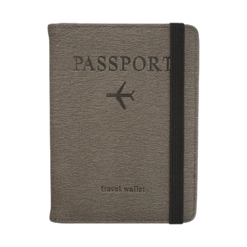 RFID passport cover passport bags family travel wallet with pockets certificate bags case booklet passport holder leather