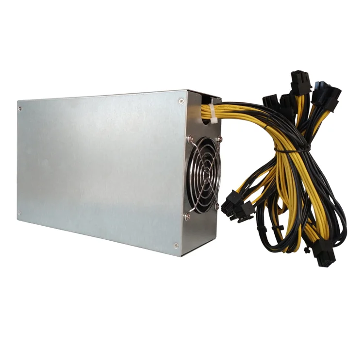 In Stock High Efficiency Psu 180-264v 2600W 8GUP Power Supply10* 6Pin Server PSU for 8 Video Cards