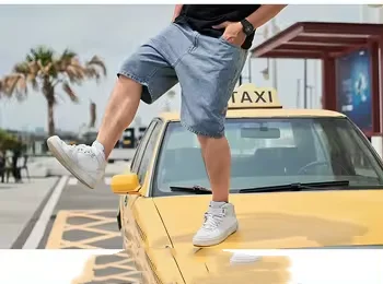 Шорты мужские свободные с логотипом на заказ