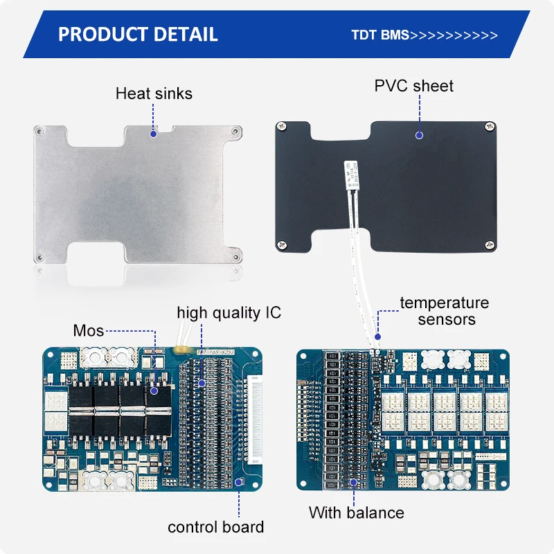 Supplier bms 13s 48v 20 30a 40a 50a 60a Lifepo4 Battery 13s 40a bms With NTC Balance same port