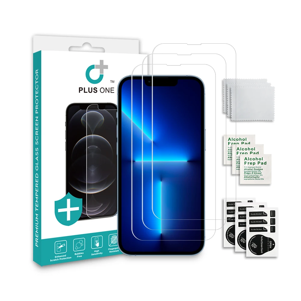 Crystal Clear Tempered Glass Clear Screen Protector For iPhone 13 Pro Screen Protector
