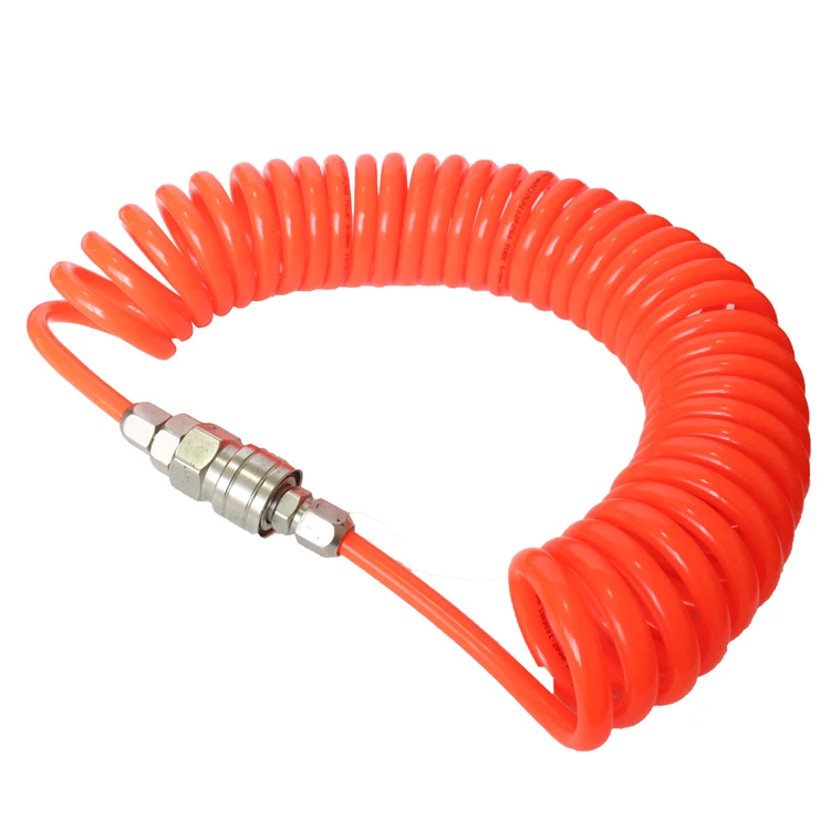 Polyurethane Tube PU Spring Coil Hose Pneumatic Spiral  Pneumatic PU Coil Pipe/PU Spiral Spring Tube/Polyurethane Coiled Tubing