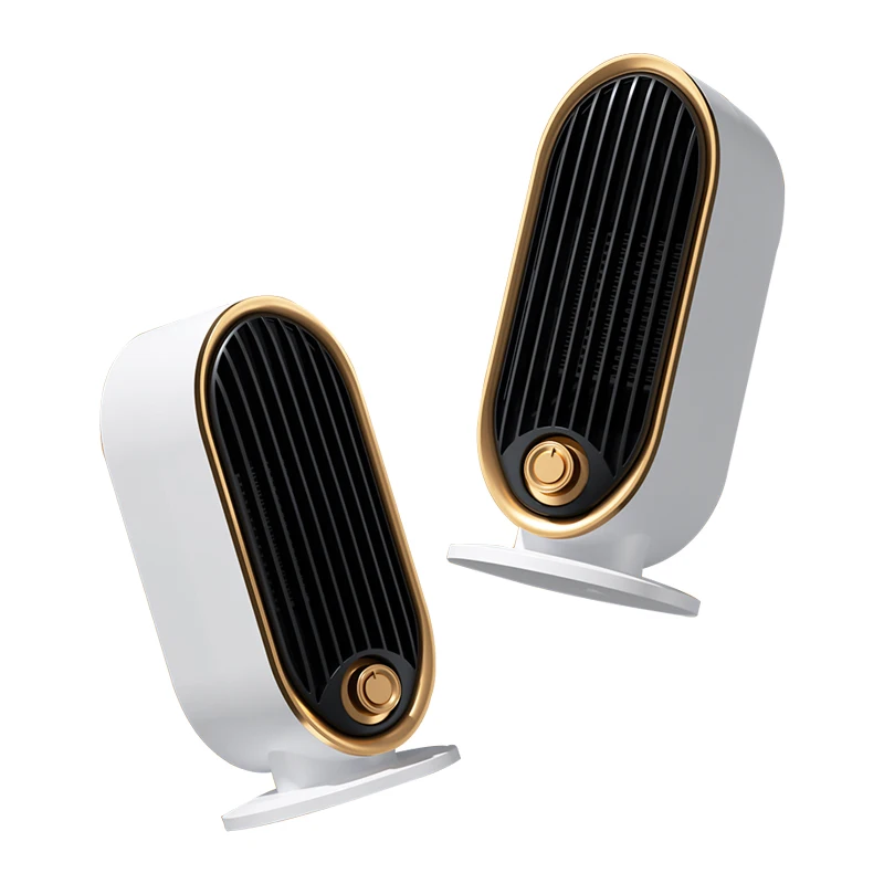 180 Shaking Head Ceramic Fan Heater Fan Type Heater Solar Heater With 800W  2 Heat Settings