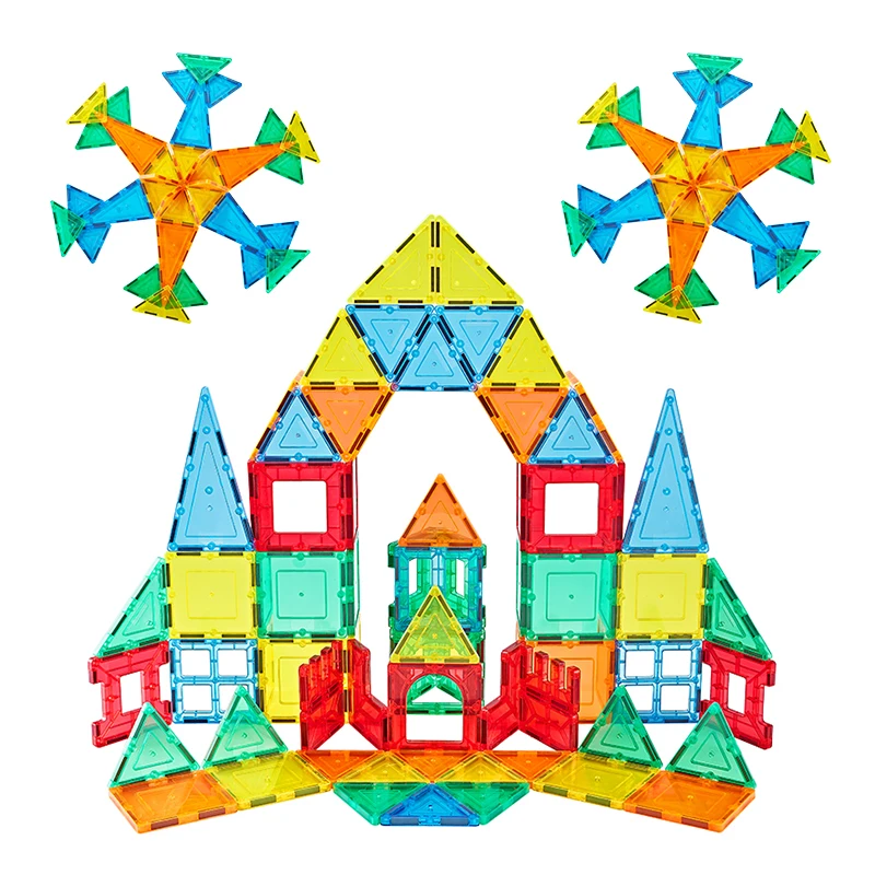MagBuild STEM Toys 48pcs 3D educational magnetic tiles magnet building blocks toys set