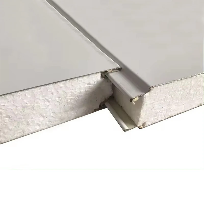 Rock Wool Insulated Sandwich Panel for Outdoor Wall Roof 40 Foot JIS Grade ST37 Steel Sheets Cutting Welding Processing Service