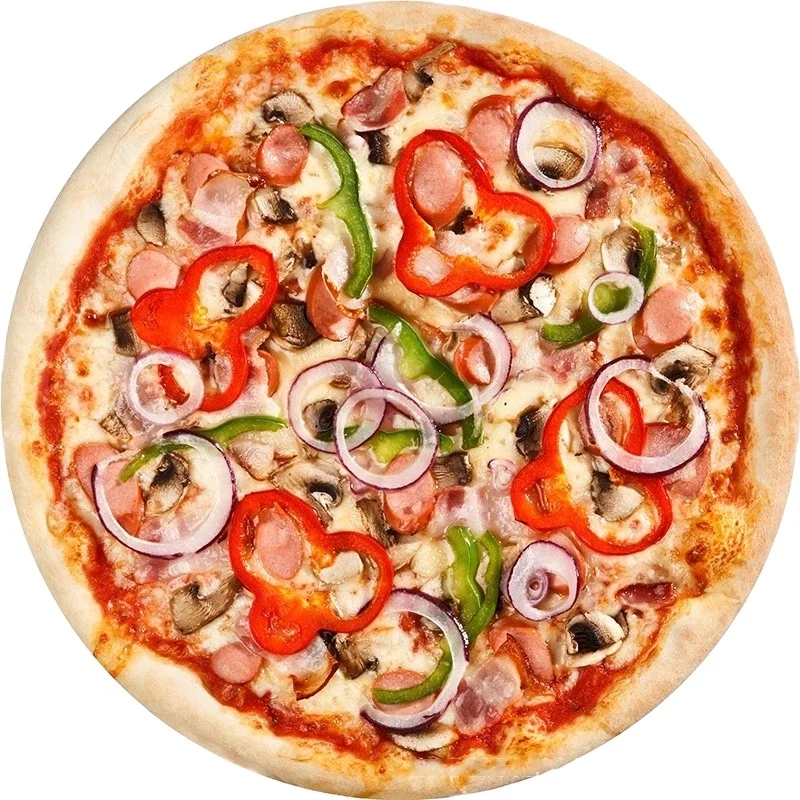 Оптовая продажа пользовательский принт 100% полиэстер фланелевая флисовая tortilla мексиканская пицца burrito