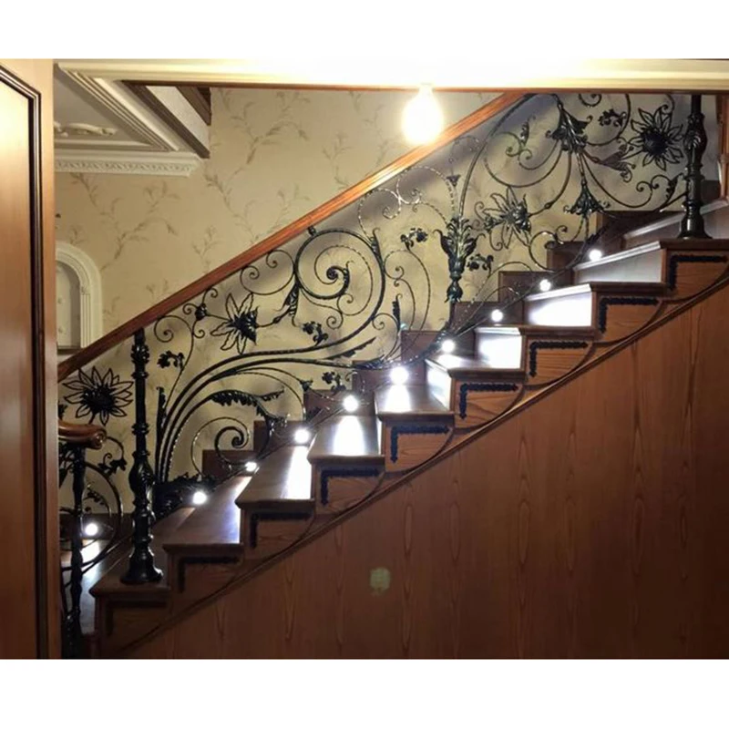 classical artistic wrought iron handrail designs