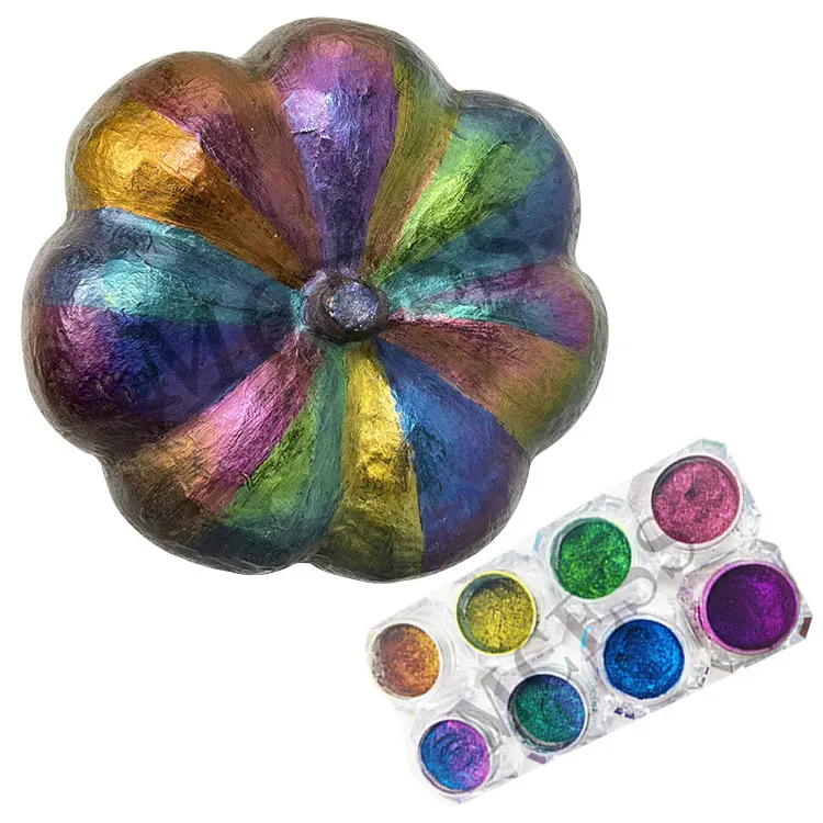 Brand Mcess FREE SAMPLES ultra multi chrome furniture paint colours art homemade pigments ink powder