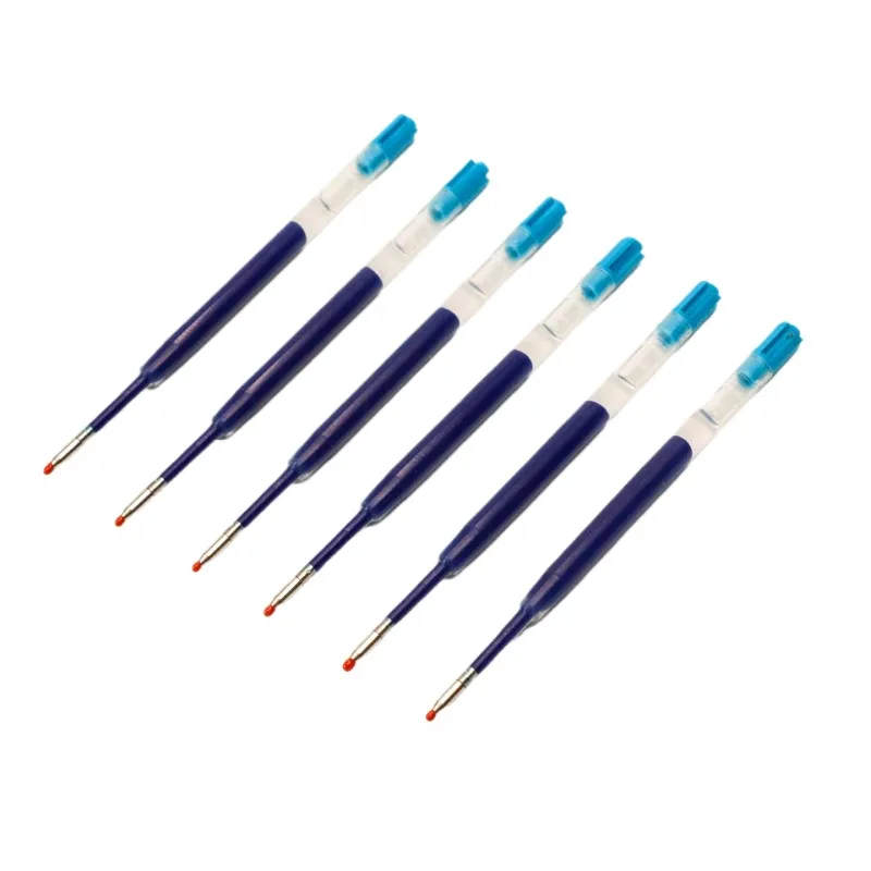 High Quality Professional Ballpen Blue Ink Refill Replaceable 99mm Pen Refills Metal Pen Refill Plastic gel ink pen