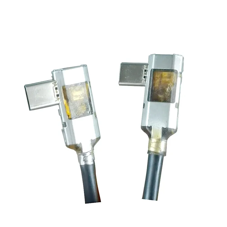 Successful case of Type-C data cable low voltage injection molding encapsulation