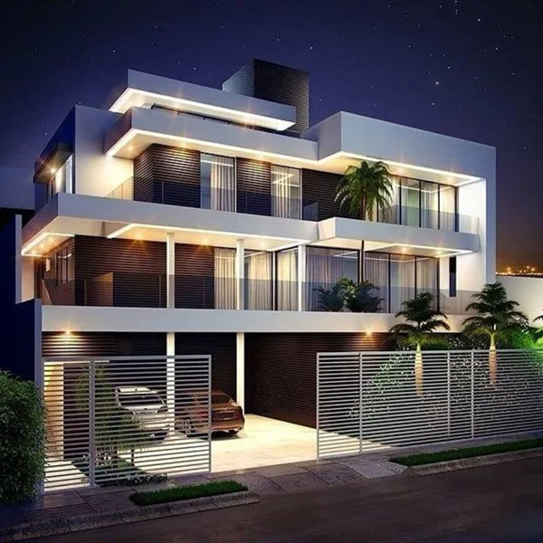 Best seller Modern Fashion Light Steel Structure Prefab House of Constructure with 150m2 house to live