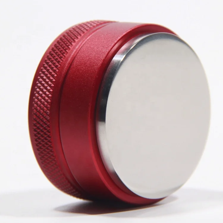 58mm Coffee Maker Accessories Stainless Steel Coffee Bean Press Powder Coffee Tamper Espresso Distributor Leveler