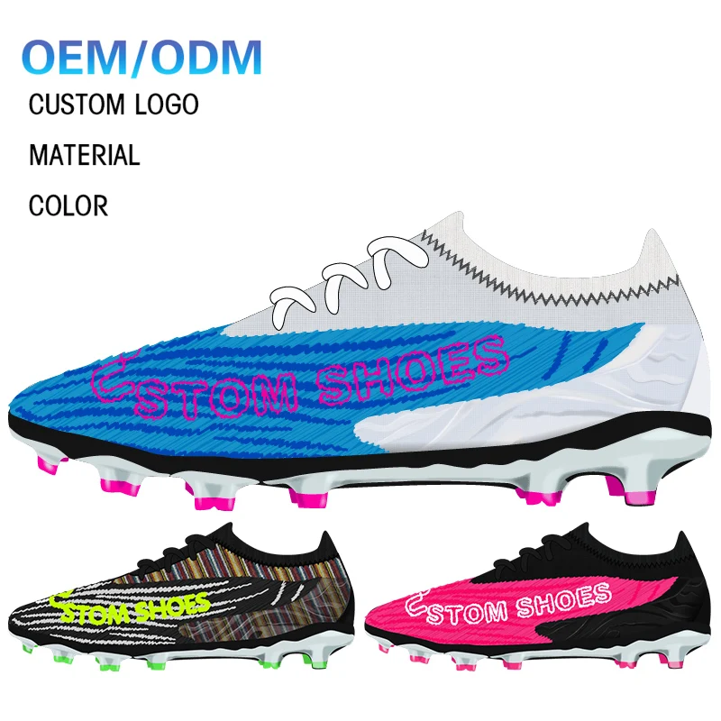 Chuteiras Campo Phantom GX Professional customized made Football Sneakers Durable Men Cleats Training Soccer Shoes