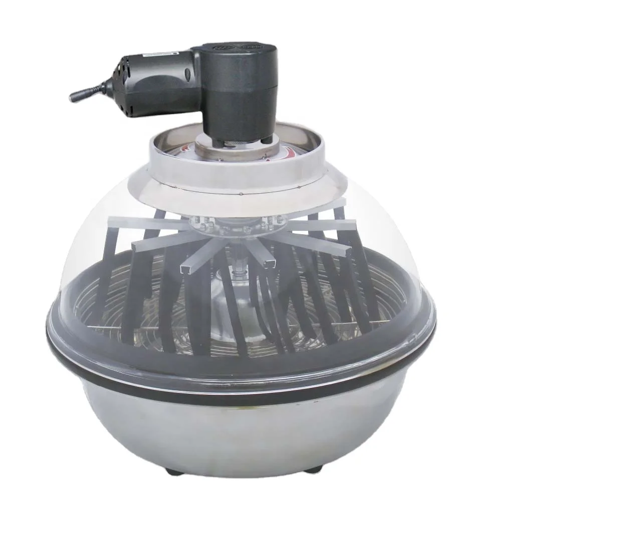 19 дюймов гидропоники проверка основания из нержавеющей стали и прозрачной крышкой электрическим двигателем ручной отжим лепесток растений листьев чаша машинка для стрижки