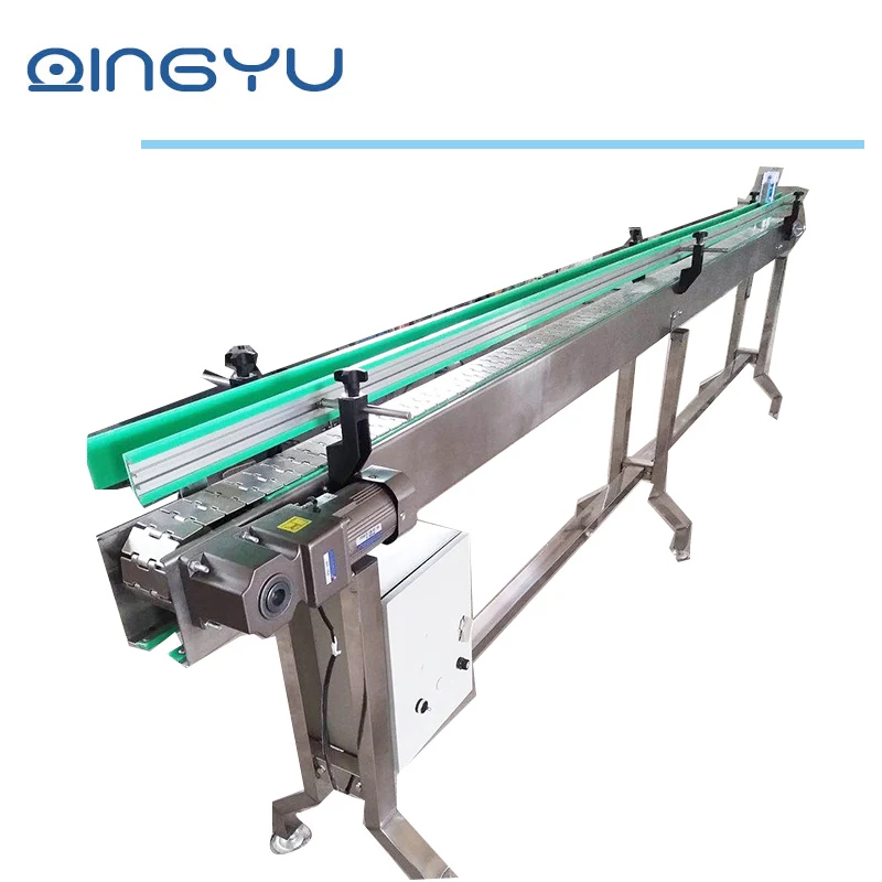 Table Top Conveyor bottle Industrial Conveyor Equipment Top Chain Conveyor Belt Machine