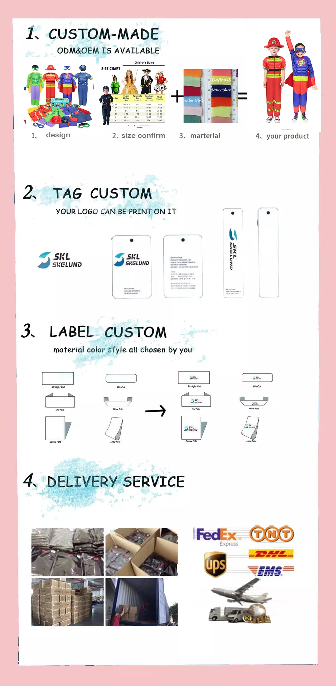 Custom Kids Halloween Costume Kids School Army Cheer Pilot Uniform Superhero Character Dress Up Party Costumes For Kids