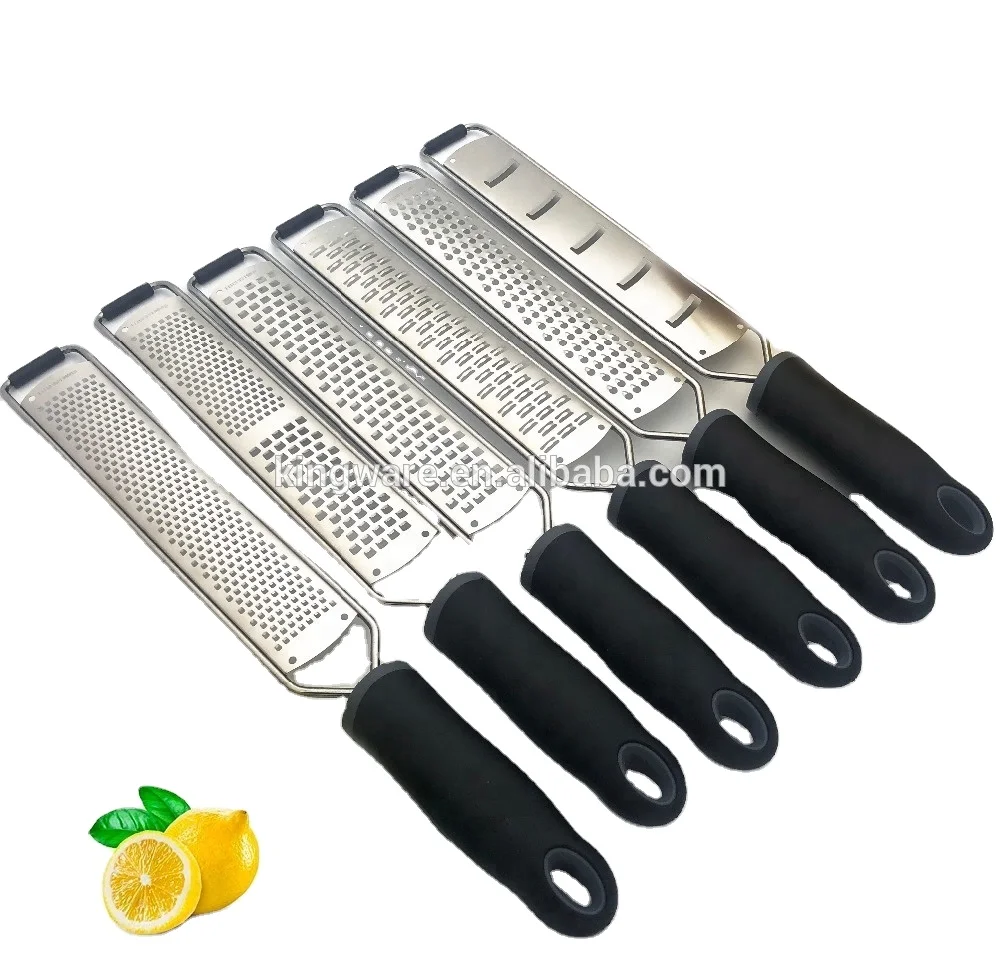 Wholesale Customized hot sale gadgets kitchen accessories non slip handle vegetable coconut cheese grater lemon zester