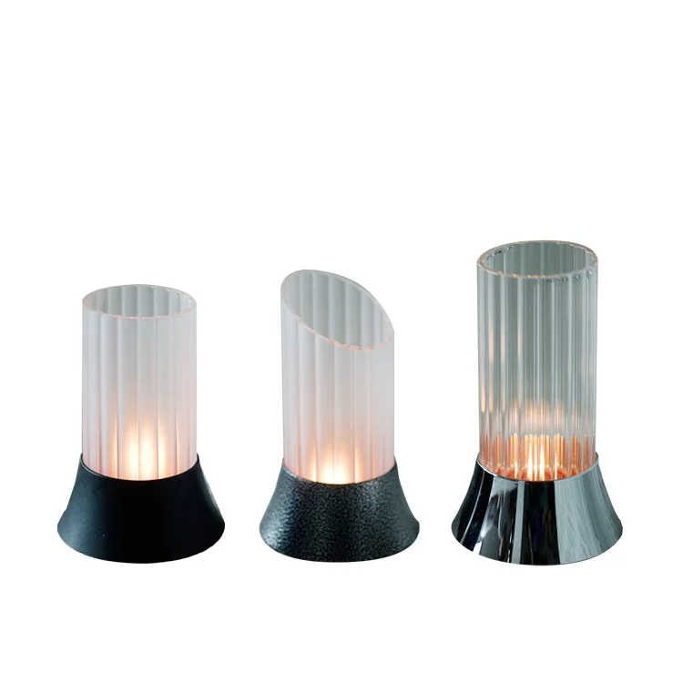 Youjia Colorful Round Shape Candle Light Led Candle Lamp Cover Shade Glass Lampshade