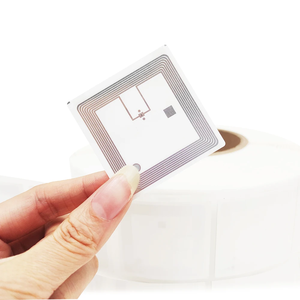 Passive 13.56mhz Library book label ISO15693 Multi-reading ICODE SLIX Smart rfid library sticker tag