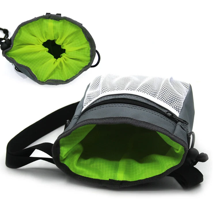 Easily Carries Walking Large Capacity Dog Snack Treat Bag Training Pouch with Adjustable Belt