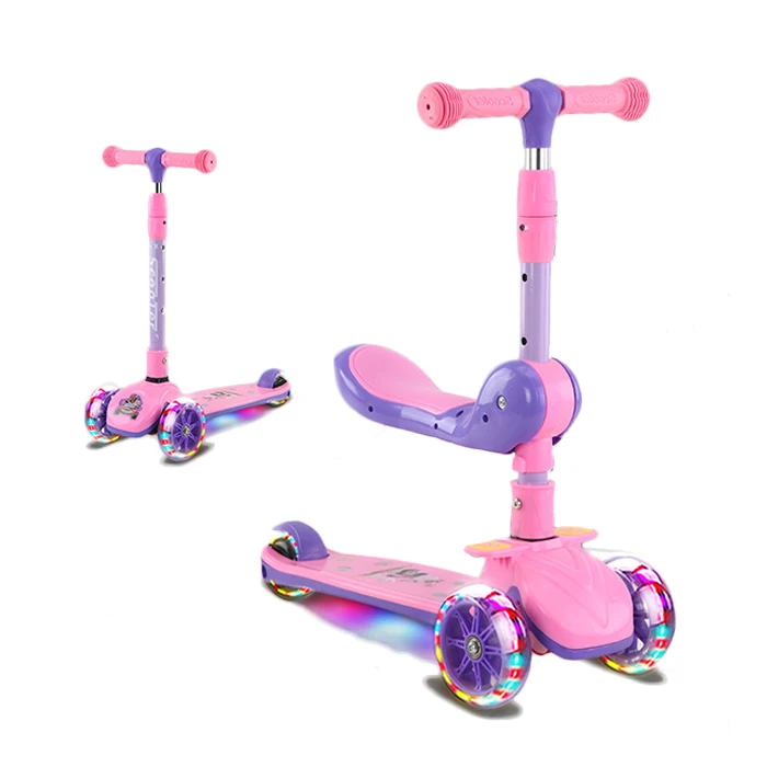 High quality multi-function children height adjustable baby scooters