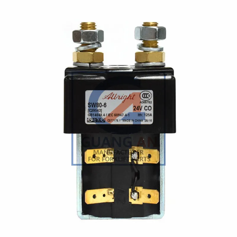 High Quality 24V Albright Magnetic Contactor SW80-6